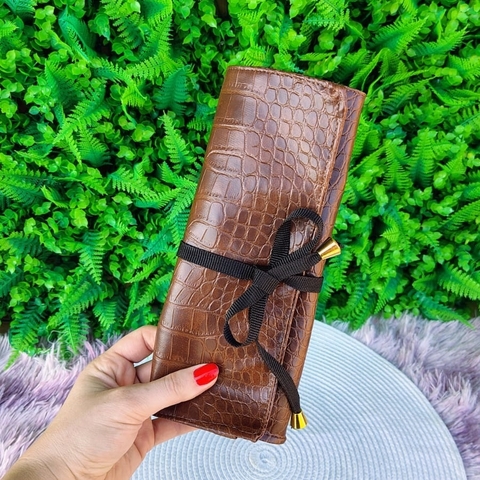 Porta Bombas " Croco Caramelo " - comprar online