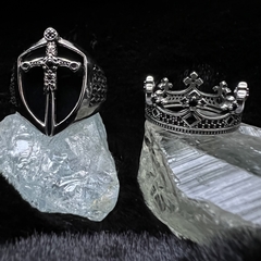 Anel Knight's Shield (Espada - Sob Encomenda) na internet