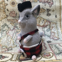 Última Unidade! Amigurumi Tutu Highlander + brinde chaveiro Thisle na internet