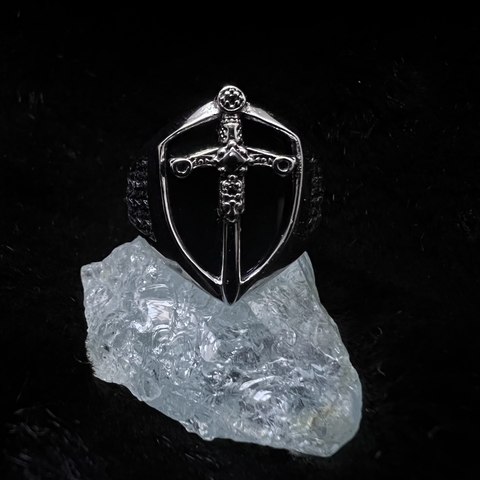 Anel Knight's Shield (Espada - Sob Encomenda)