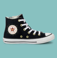 TÊNIS ALL STAR CA PRETO/OURO K
