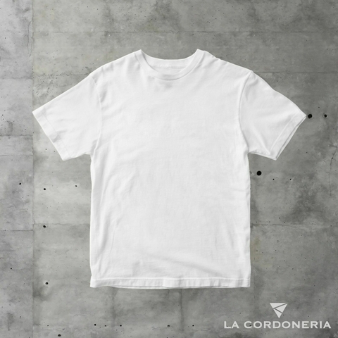 REMERA LISA LA CORDONERIA WHITE