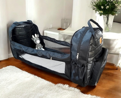 Mochila Maternal con Cunita Impermeable