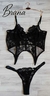 Imagen de Set Diamond Corset con ligas desmontables