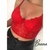 Corset Top Crop Shara Rojo - BRANA LENCERIA