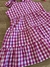 Vestido Larissa - Xadrez Rosa - ENCANTOS D´MARIA ACESSÓRIOS E CONFECÇÕES LTDA.