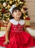 Vestido Jardim de Botões Vermelho - comprar online