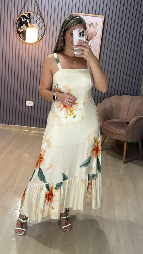 Vestido longo Monique