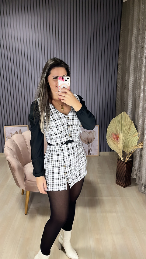 Conjunto colete 2 peças