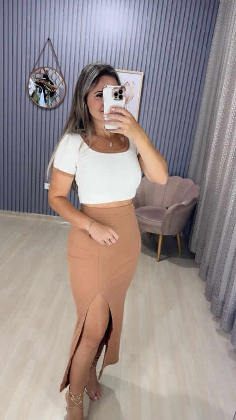 Conjunto saia Ribana