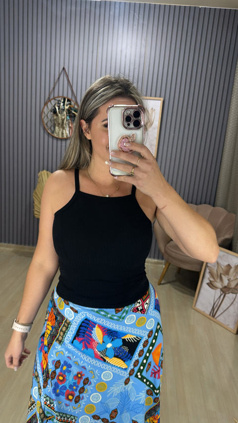 Cropped canelado - comprar online