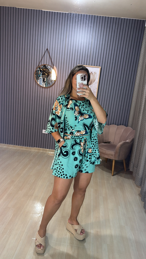 Conjunto 3 peças kimono - comprar online