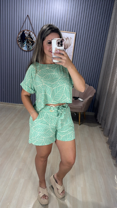 Conjunto shorts Thaís na internet