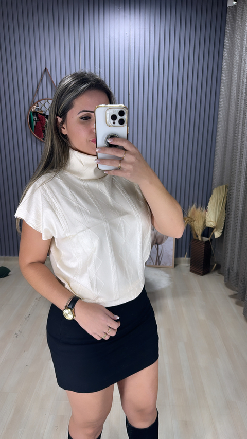 Blusa gola modal Love