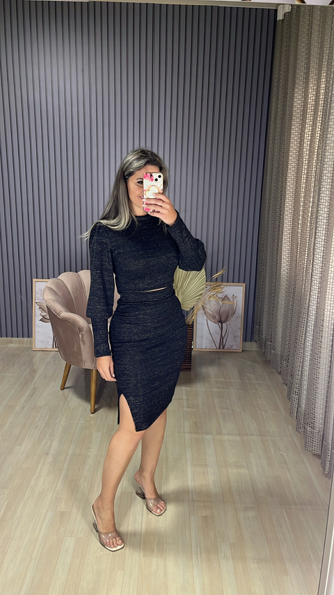 Conjunto lurex Elegancia