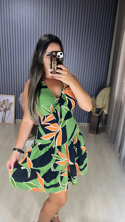 Vestido curto Naty Duna