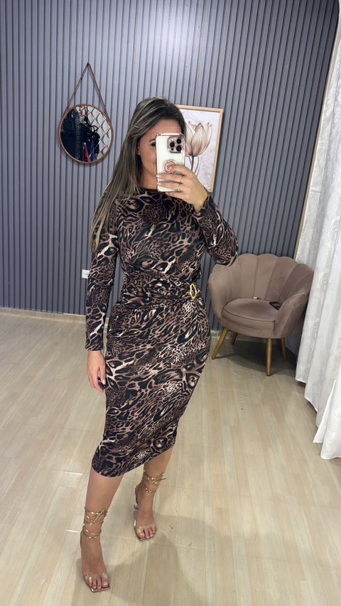 Vestido mídi Eloa