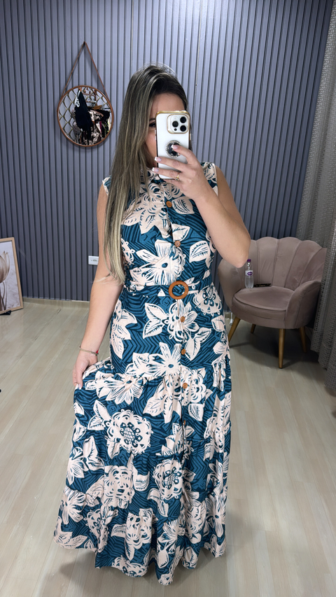 Vestido Raquely estampado - comprar online