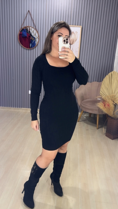 Vestido modal tricô - comprar online