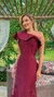 Vestido Longo Marsala Jade Sereia Um Ombro Só Com Babado na internet