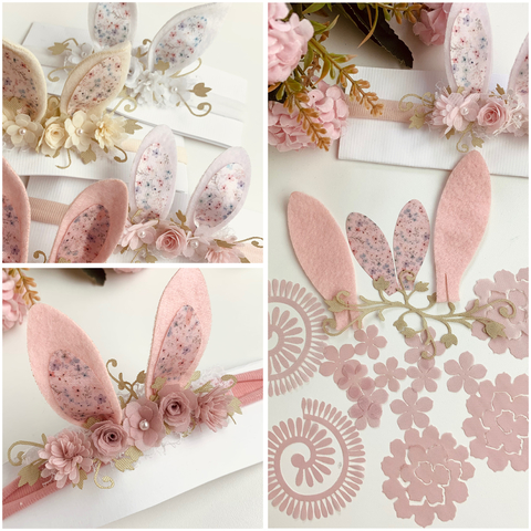 kit PÁSCOA ORELHA FLORES E FOLHAGEM PARA MONTAR - comprar online