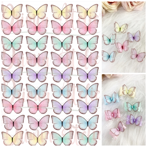 Borboletas de recorte modelo 20