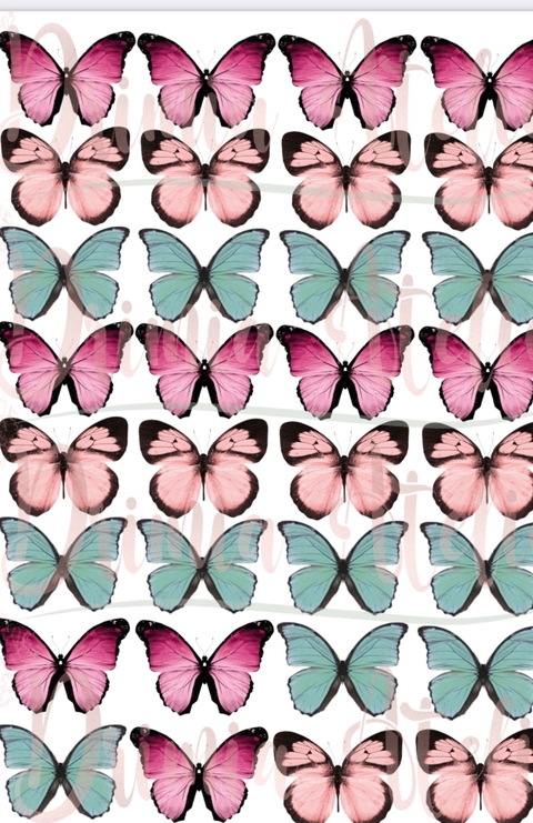 Borboletas de recorte de inverno