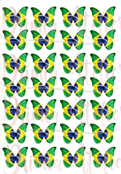 Borboletas de recorte 3cm copa