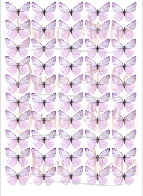 Borboletas 3D para recorte - mode
