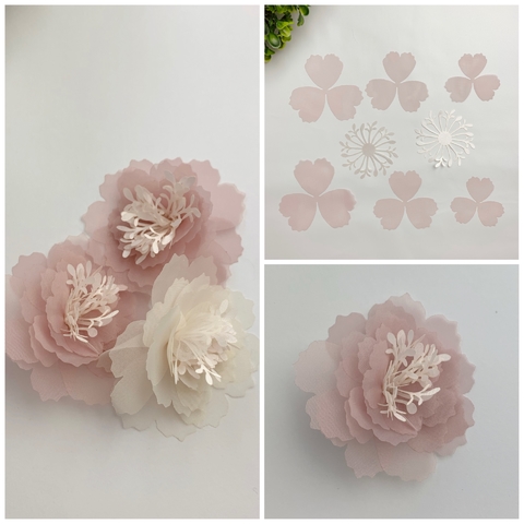 PÉTALAS CAMÉLIA para montar