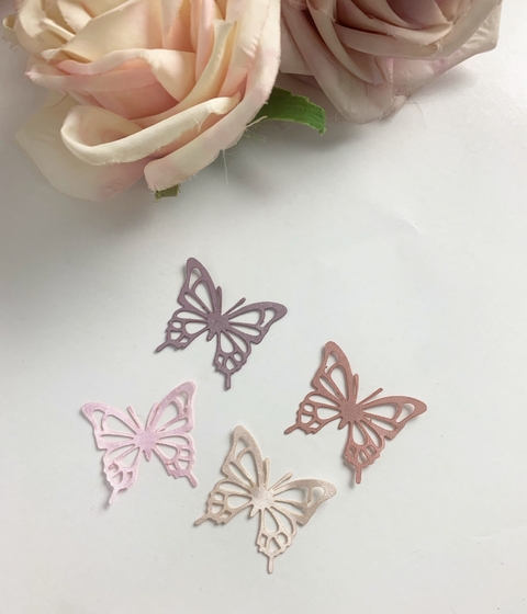 Borboleta vazada cetim modelo 9