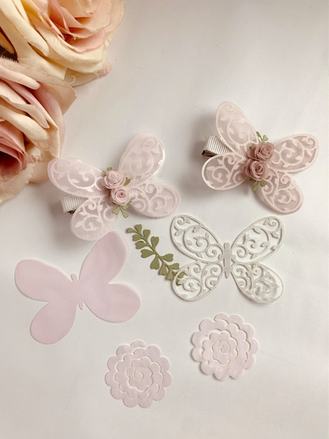 KIT BORBOLETAS E FLORES PARA MONTAR