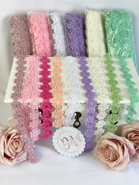 Renda Guipir Flor - Metro