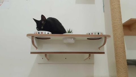 Comedouro Triplo Suspenso - comprar online