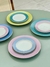 Imagem do Prato Raso em Porcelana com Fios em Ouro