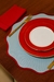 Prato De Sobremesa em Porcelana com Fios em Ouro - Mentah Home