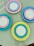 Prato De Sobremesa em Porcelana com Fios em Ouro - loja online