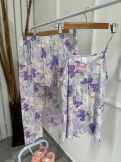 PIJAMA IMPORTADO 3 PIEZAS - Jazmin 4144 en internet