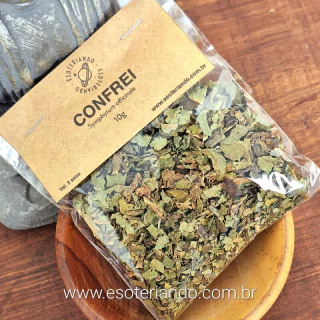 confrei 10g erva seca desidratada para banhos de ervas