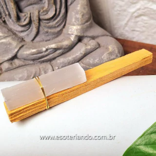 Kit Poderoso de Limpeza e Purificação - Palo Santo e Selenita