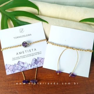 Pulseira Tornozeleira Ametista - transmutação