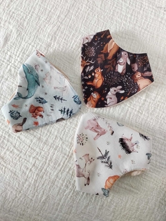 BABEROS BANDANA BOHO ESTAMPADO - FAMILIA DOBLEBE