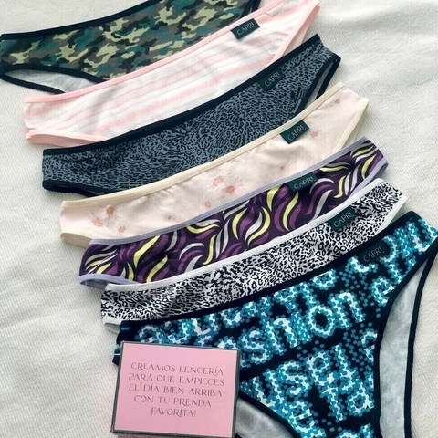Art: 4101 | Vedetina Estampada Talle Especial Capri - DOCENA