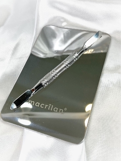 KIT PLACA E ESPÁTULA PARA MAQUIAGEM - MACRILAN