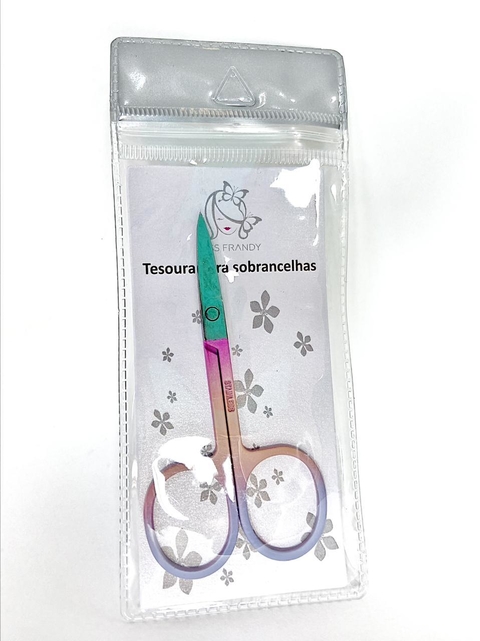Tesoura para sobrancelhas / Cílios Postiços - Miss Frandy