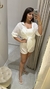Camisa + Short | Tecido: Viscolinho | Cor: Branco - loja online