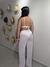 Calça | Tecido: Tule | Cor: Branco - Lafortine Moda Praia