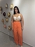 Conjunto Linho Calça + Kimono | Tecido: Linho | Cor: Laranja - loja online