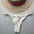 Calcinha regulagem fio duplo | Tecido: Trilobal | Cor: Off White