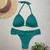 Biquíni Laura | Tecido: Suplex Poliamida | Cor: Verde Esmeralda